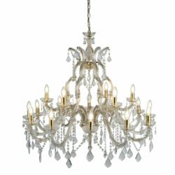  Candelabru XXL casa scarii design clasic Marie Theresea 18L 1214-18 SRT (1214-18 SRT)