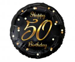 GoDan Balon folie negru / auriu 50