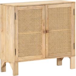 vidaXL Servantă, 80x30x73 cm, lemn mango & trestie de zahăr naturală (287742) Comoda