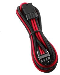 CableMod Cablu prelungitor CableMod PRO ModMesh 8-pin PCI-e, 45cm, black/red, CM-PCAB-8PCI-N45KKR-3PK-R