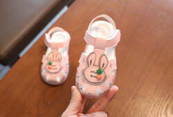 Superbebeshoes Sandale roz - Carrot bunny