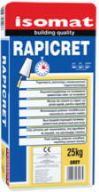 Isomat RAPICRET - mortar pe baza de ciment, cu priza rapida, pentru reparatii (Ambalare: Sac 25 kg)