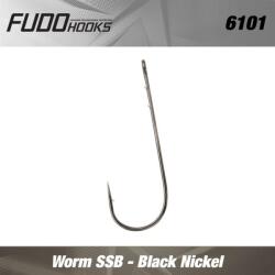 FUDO Hooks Carlige FUDO Worm SSB nr. 4/0, BN-Black Nickel, 4buc/plic (6101-4/0)