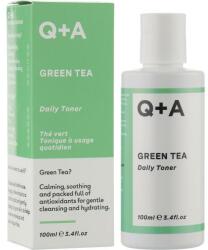 Q+A Toner cu ceai verde pentru față - Q + A Green Tea Daily Toner 100 ml