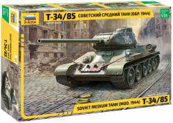 Zvezda Soviet Medium Tank T-34/85 1: 35 makett harcjármű (3687) (3687) - jatekmakettcentrum