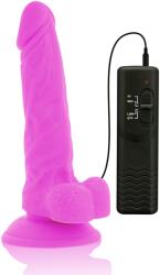 Diversia Rugalmas vibrátor távirányítóval vezérelhető lila színű- 18cm