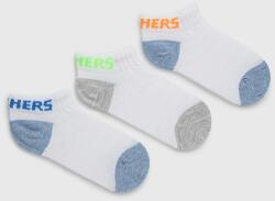 Skechers gyerek zokni (3 pár) fehér - fehér 39/42 - answear - 2 290 Ft