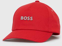 Boss Orange BOSS pamut sapka Boss Casual piros, nyomott mintás - piros Univerzális méret