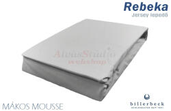 Billerbeck Rebeka Jersey gumis lepedő Mákos Mousse 90-100x200 cm - alvasstudio