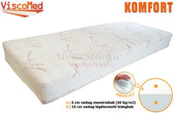 ViscoMed Komfort félkemény memory matrac 200x220 3D bamboo - alvasstudio