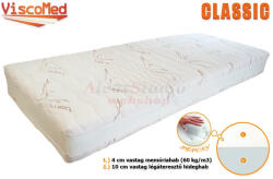 ViscoMed Classic kemény memóriahab matrac 80x190 steppelt aloevera