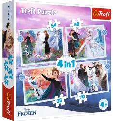 Trefl Jégvarázs 2 - Varázslatos erdő 4in1 puzzle 35,48,54,70 db-os (34398)