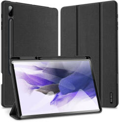 Dux Ducis Domo Series Samsung Galaxy Tab S7 FE 5G 12.4" T730/T736 (2021) oldalra nyíló smart tok, fekete