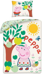 Uwear Set cearsaf de pat pentru copii Uwear - Peppa Pig Garden (PE-3241BL)