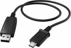 Hama USB-A apa - MicroUSB Adat- és töltőkábel 0.6m - Fekete (173672)