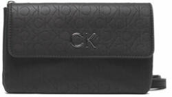 Calvin Klein Geantă Re-Lock Dbl Crossbody Bag Perf K60K609399 Negru