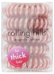 Rolling Hills Elastic-brățară pentru păr, bronz - Rolling Hills 5 Traceless Hair Elastics Stronger Bronze 5 buc
