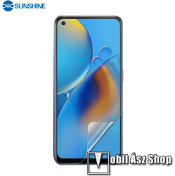 SUNSHINE Hydrogel TPU képernyővédő fólia - Ultra Clear, ÖNREGENERÁLÓ! - 1db, TOKBARÁT - Oppo A74 4G (CHP2219) / F19 (CHP2219 / CPH2219)