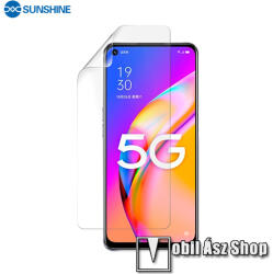SUNSHINE Hydrogel TPU képernyővédő fólia - Ultra Clear, ÖNREGENERÁLÓ! - 1db, a teljes képernyőt védi - Oppo A93 5G