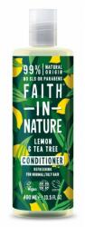 Faith in Nature Balsam de par cu lamaie si tea tree, pentru toate tipurile de par, Faith in Nature, 400 ml