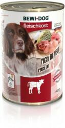 Bewi Dog conservă bogată în carne pură de vițel (12 x 400 g) 4.8 kg