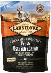 CARNILOVE Fresh Ostrich & Lamb for Small-Breed Dogs Excellent Digestion 1.5 kg