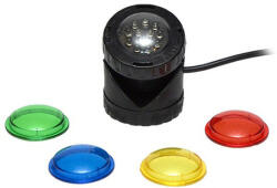 Aqua Nova NPL1-LED luminator pentru iaz de grădină (36 buc mici LED, lentile colorate interschimbabile | 1 x 1.6 w)