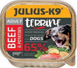 Julius-K9 Dog Terrine Adult Beef & Potatoes - Hrană umedă pentru câini (11 x 150 g) 1650 g