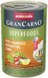 Animonda GranCarno Superfoods cu curcan și măceșe (6 x 400 g) 2400 g