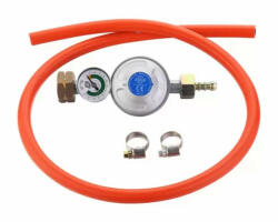 Cadac Set regulator de presiune gaz cu manometru si furtun 85 cm Cadac 30mBar Overflow - 8510-OF (8510-OF)