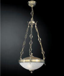 Reccagni Angelo Lustra suspendata design clasic din alama si sticla 5600 (RA-L. 5610/2)