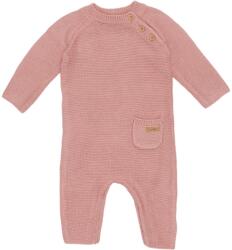 Little Dutch Salopeta tricotata pentru bebelusi - Pink - Flowers & Butterflies - Little Dutch