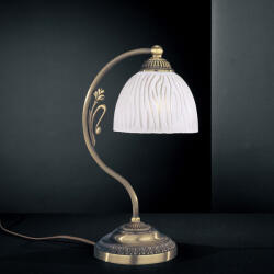 Reccagni Angelo Veioza, Lampa de masa design clasic din alama si sticla 5600 (RA-P. 5600 P)