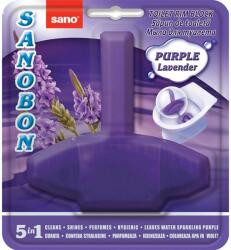 Sano Odorizant solid Sano pentru vasul toaletei, Bon Purple Lavander, 55g