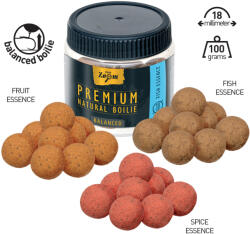 Carp Zoom BOILIE PREMIUM NATURAL BALANCED 18mm 100gr Fruit Essence