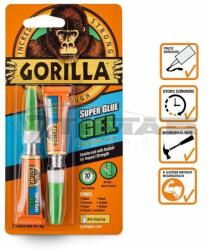 Gorilla Super Glue pillanatragasztó 2x3g