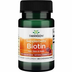 Swanson - Biotina 5000mg, 60 tablete, Swanson 60 capsule - hiris