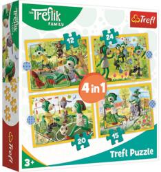 Trefl Treflik közös mulatsága 4 az 1-ben puzzle (34358)