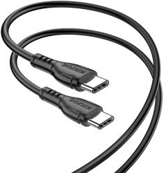 Apple Cablu de date/ incarcare Borofone BX51 Triumph, USB Type-C to USB Type-C, 1m, Black
