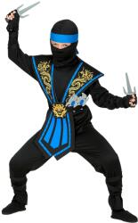 Widmann Costum ninja copii kombat albastru - 4 - 5 ani / 116cm Costum bal mascat copii