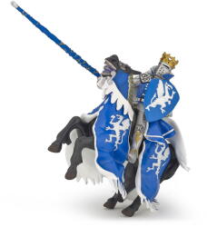 Papo figurina calul regelui cu blazon dragon albastru (PAPO39389) - bekid
