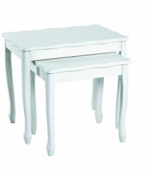  Mørtens Furniture Lesiva dohányzóasztal (2 db), 56 cm, fehér