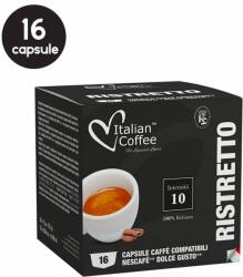 Italian Coffee 16 Capsule Italian Coffee Ristretto - Compatibile Dolce Gusto
