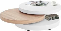  Danish Style Stil dohányzóasztal, 80 cm, fehér