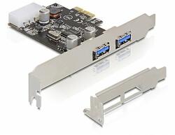 Delock PCI Express kártya > 2x USB 3.0, 5Gbps (89243)