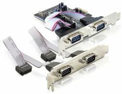 Delock PCI Express kártya 4 x soros (89178)