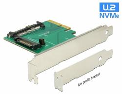 Delock PCI Express x4 Kártya > 1 x belső U. 2 NVMe SFF-8639 dugó (89673) - dellaprint