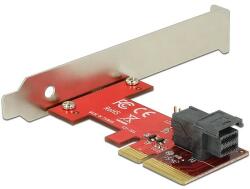 Delock PCI Express x4-kártya > 1 x belso SFF-8643 NVMe alacsony profilú formatényezo (89535)