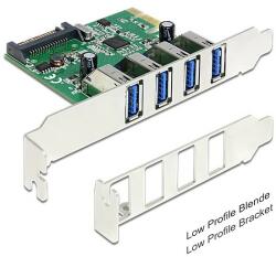 Delock PCI Express kártya > 4 x USB 3.0 (89360)