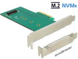 Delock PCI Express x4 Kártya > 1 x belső NVMe M. 2 Key M 110 mm - alacsony profilú, 39 Gbps (89472) - dellaprint